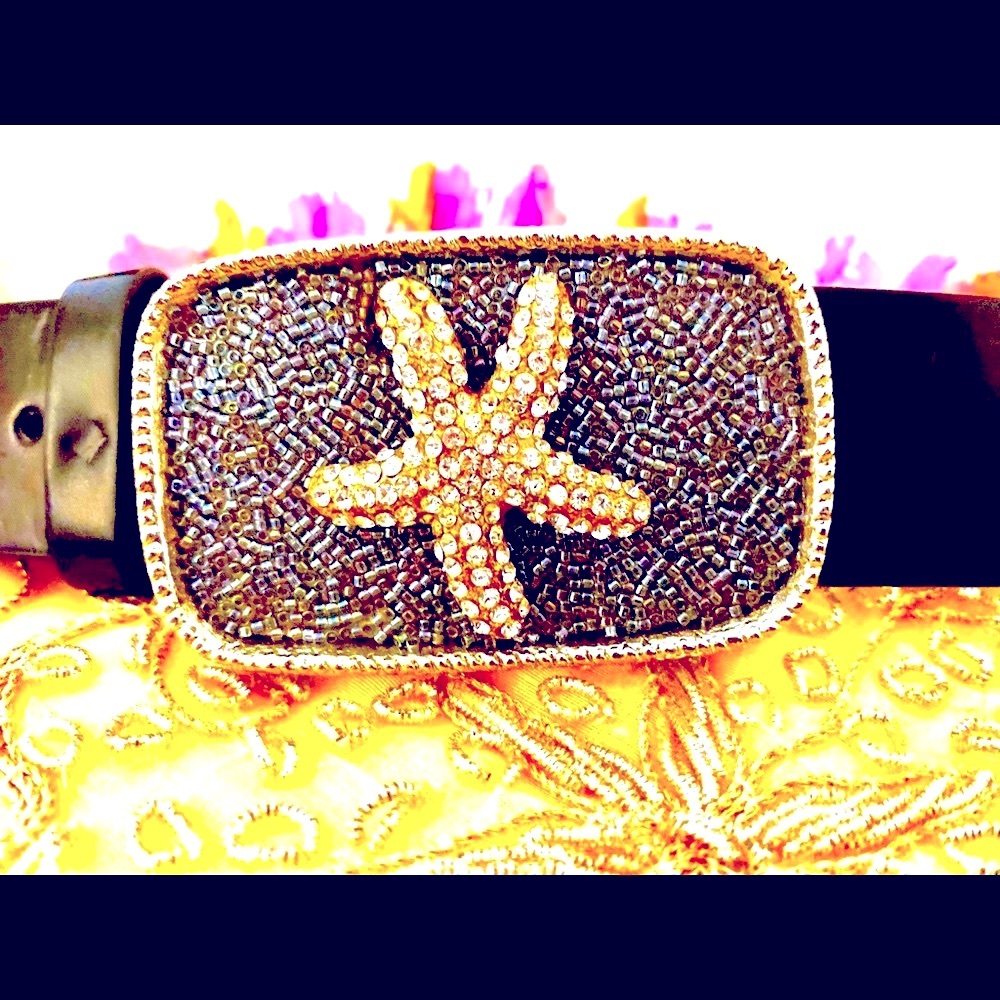 Swarovski Crystal Starfish Buckle/Belt M